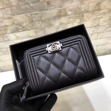 46위 CHANEL 샤넬 카드지갑&동전지갑 은장 10CM AS60026