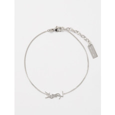 SAINT LAURENT 생로랑 모노그램 브레이슬릿 (실버/로즈골드)