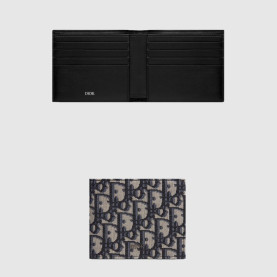 7위 DIOR 디올 오블리크 자카드 반지갑