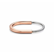 TIFFANY&CO 티파니앤코 락 뱅글 콤비 다이아