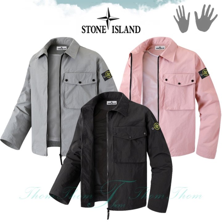 STONE ISLAND 스톤아일랜드 빅포켓 바람막이 점퍼