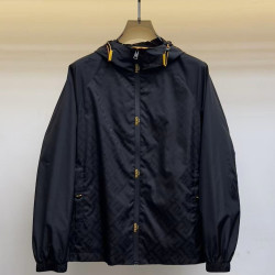 FENDI 펜디 로고 윈드 자켓