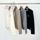  MAISON KITSUNE 메종키츠네 더블폭스헤드 울 라운드 가디건