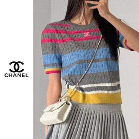 CHANEL 샤넬 넬타 칼라 니트 2COLOR