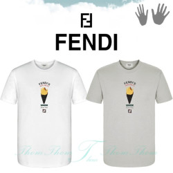 FENDI 펜디 콘 프린팅 라운드
