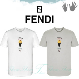 FENDI 펜디 콘 프린팅 라운드