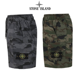STONE ISLAND 스톤아일랜드 카모 하프 카고 반바지