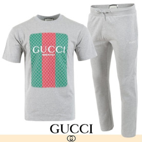 GUCCI 구찌 웹프린트 로고 반팔 & 긴바지 셋트