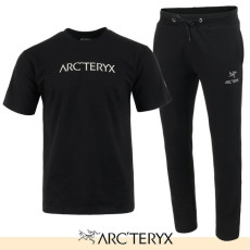 ARCTERYX 아크테릭스 레터링 로고 반팔 & 긴바지 셋트