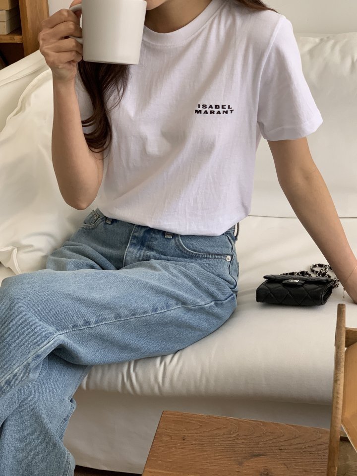ISABEL MARANT 이자벨마랑 비달 로고 반팔 2COLOR