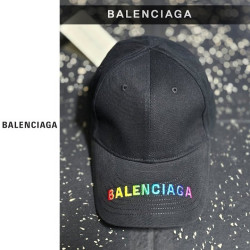 BALENCIAGA 발렌시아가 레인보우 챙 볼캡