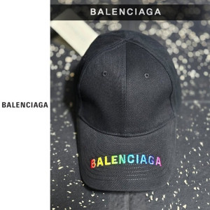BALENCIAGA 발렌시아가 레인보우 챙 볼캡