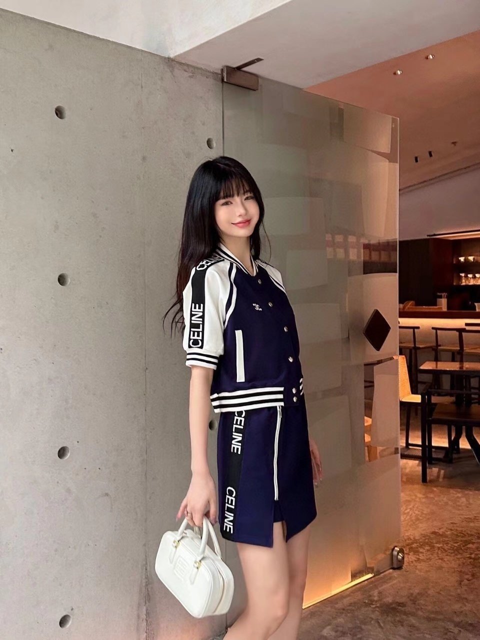 CELINE 셀린느 치마 반팔 셋트