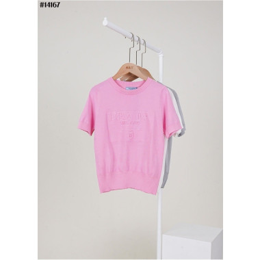 PRADA 프라다 엠보 로고 숏 니트 3COLOR