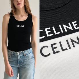 CELINE 셀린느 영문로고 골지나시