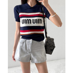 MIUMIU 미우미우 빅자수 카라티
