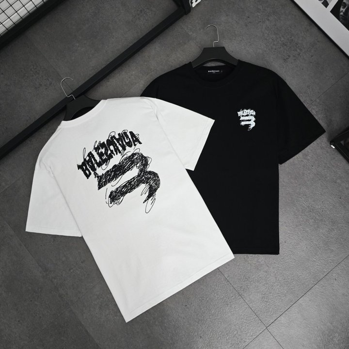 BALENCIAGA 발렌시아가 드로잉 티셔츠