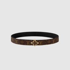 LOUIS VUITTON 루이비통 슬림 플라워 리버서블 벨트 M8899U (금장/은장/흑장)