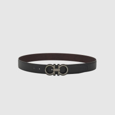 FERRAGAMO 페레가모 가길이 조절이 가능한 리버서블 간치니 벨트 67A254