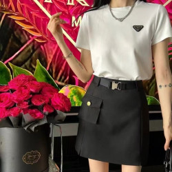 PRADA 프라다 치마 반팔셋트(벨트 포함)