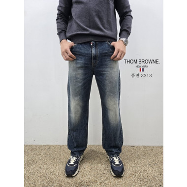 THOM BROWNE 톰브라운 세미와이드 청바지