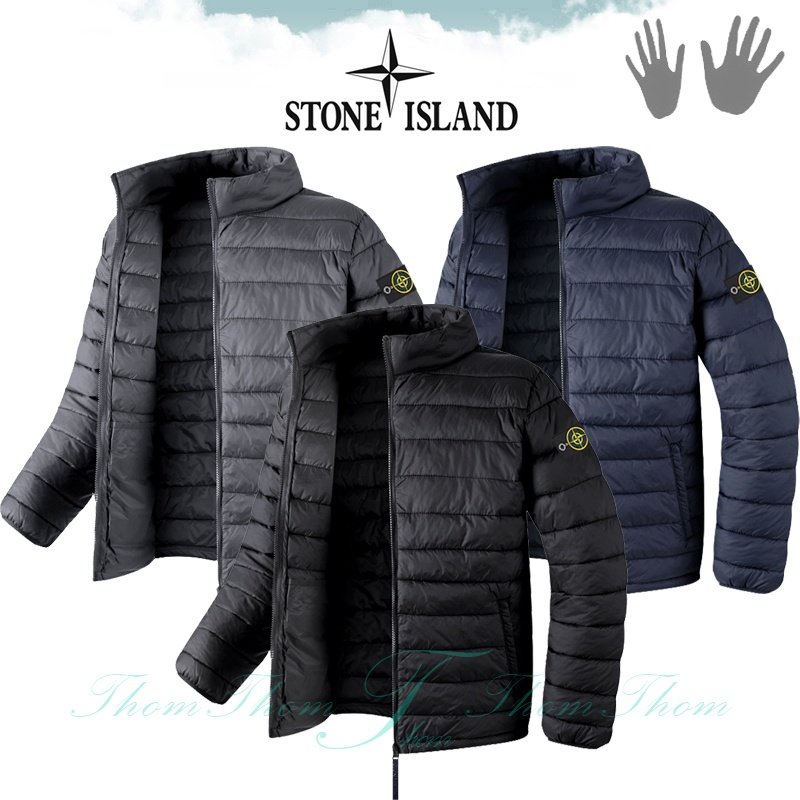 STONE ISLAND 스톤아일랜드 라이트 덕다운 패딩