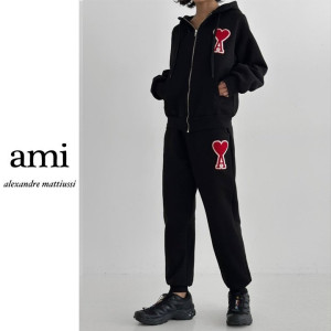 AMI 아미 레드하트 기모 세트 2COLOR