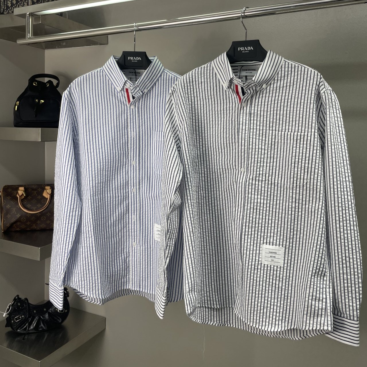 THOM BROWNE 톰브라운 스트라이프 셔츠