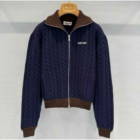 ●11월 판매 15위● MIUMIU 미우미우 라펠 스웨터 자켓