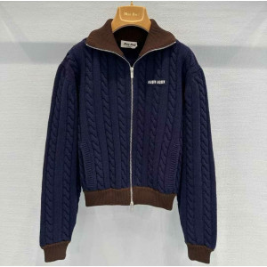 ●11월 판매 15위● MIUMIU 미우미우 라펠 스웨터 자켓