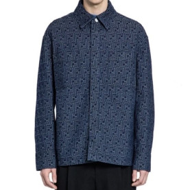 FENDI 펜디 FF 자카드 데님 자켓