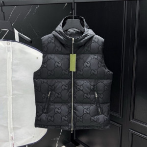 GUCCI 구찌 GG 캔버스 다운 베스트