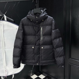 DIOR 디올 지퍼 오블리크 다운 패딩