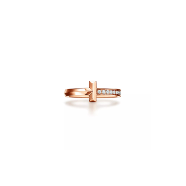 TIFFANY&CO 티파니앤코 T1 파베 링