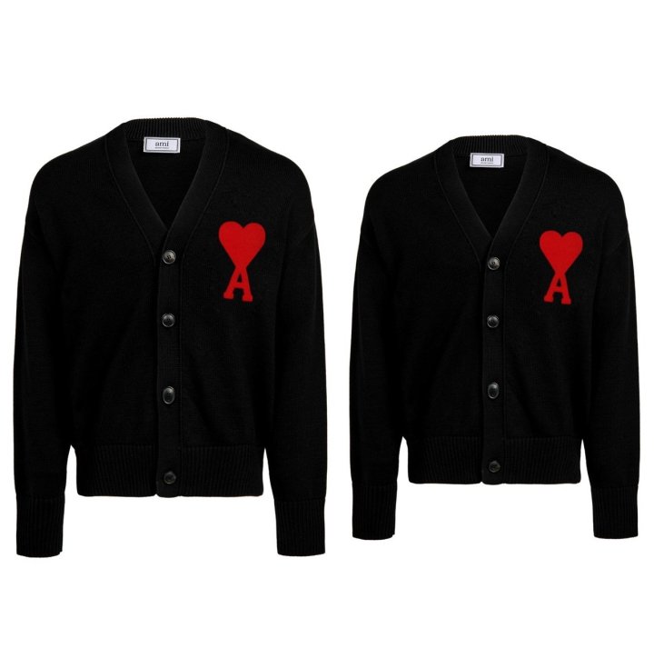 AMI 아미 드 꾀흐 오버사이즈 가디건