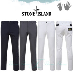 STONE ISLAND 스톤아일랜드 두줄 포켓 기모 밴딩 팬츠