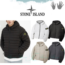 STONE ISLAND 스톤아일랜드 라이트 후드 패딩 점퍼
