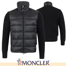 MONCLER 몽클레어 로고 패치 울 덕다운 패딩 자켓 2COLOR