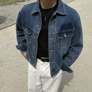 MAISON MARGIELA 메종마르지엘라 크롭 데님 자켓