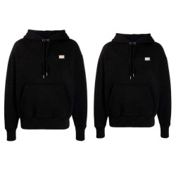 DOLCE&GABBANA 돌체앤가바나 밀라노 골드 기모 후드티