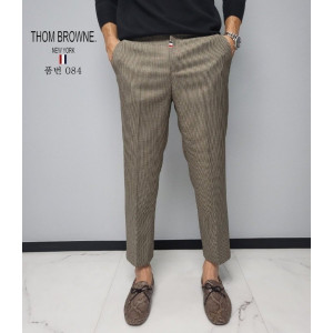 THOM BROWNE 톰브라운 타탄 체크 반밴딩 슬렉스