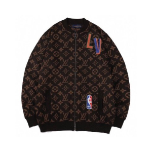 LOUIS VUITTON 루이비통 NBA 모노그램 니트 집업 자켓