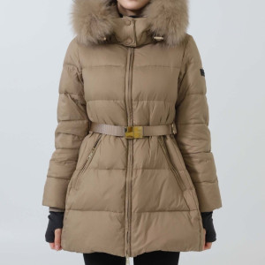 BURBERRY 버버리  트림 후드 벨트 푸퍼 재킷 2COLOR