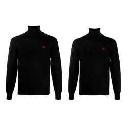 BURBERRY 버버리 런던 자수로고 터틀넥