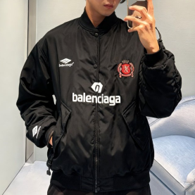 BALENCIAGA 발렌시아가 사커 시리즈 셔링 봄버 자켓