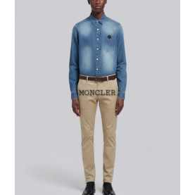 MONCLER 몽클레어 블랙라벨 리안 워싱 청 셔츠