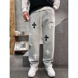 CHROME HEARTS 크롬하츠 십자패치 크로스 팬츠