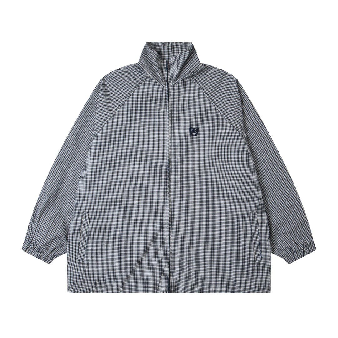 BALENCIAGA 발렌시아가 크레스트 체크드 트랙 수트 자켓&팬츠 세트