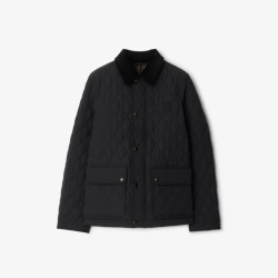 BURBERRY 버버리 코듀로이 카라 퀼팅 자켓