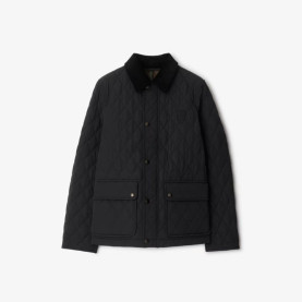 BURBERRY 버버리 코듀로이 카라 퀼팅 자켓